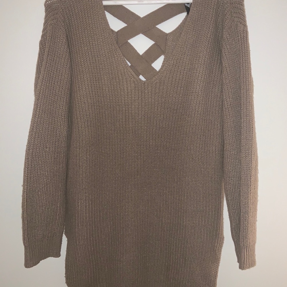 Brown sweater